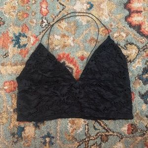 Kimchi Blue Black Cropped Tank Top